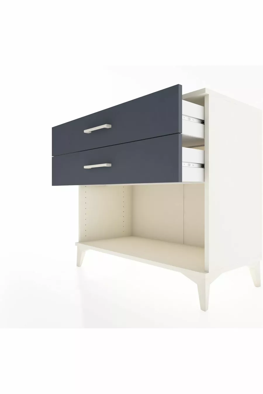 Hyperion Dresser 2 Drawers Moonstone-Anthracite