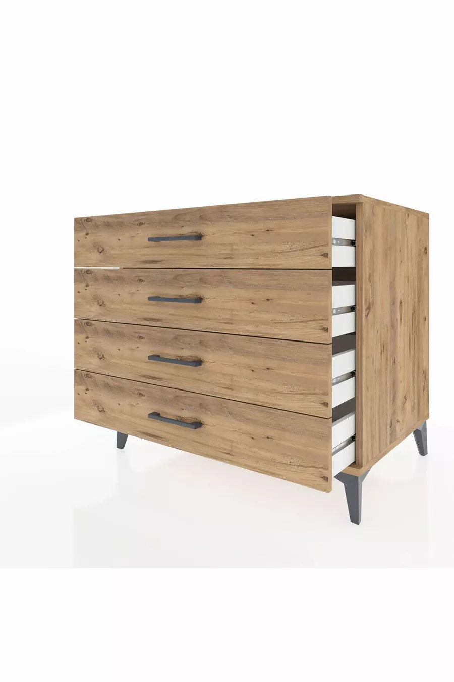 Kronos Dresser 4-Drawer Pine-Pine
