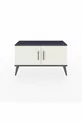 Arges Dresser with 2 Shelves and 2 Doors Anthracite-Ash/ Pine