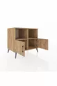 Commode Kronos 2 étagères 2 portes Pin-Pin