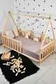 Markaawm Montessori Lit Naturel pour Bébés et Enfants en Bois