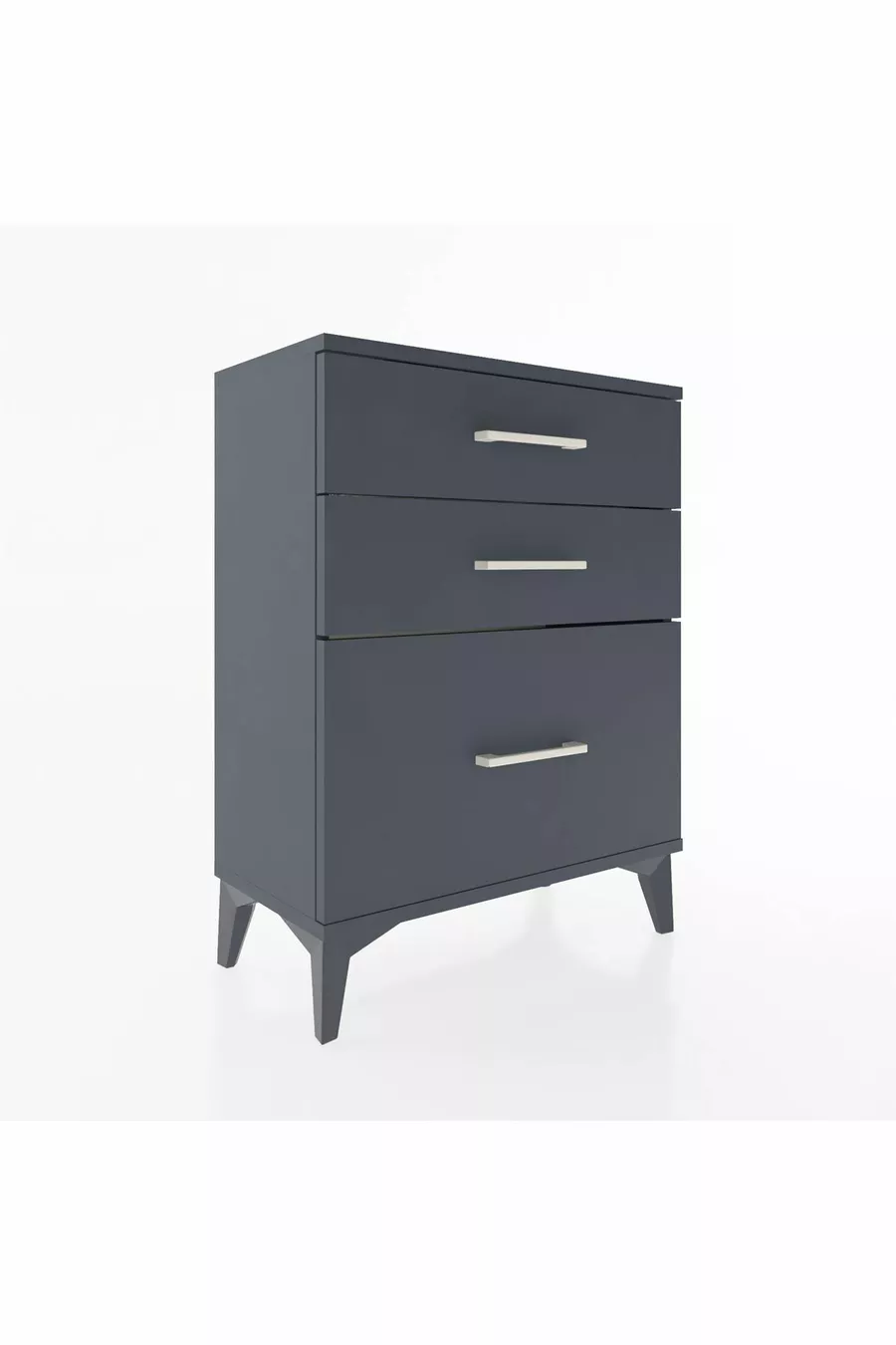 Arges Commode 3 Lades Antraciet-Antraciet