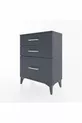 Arges Commode 3 Lades Antraciet-Antraciet