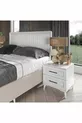 Camera da letto completa in MDF bianco Gözde 6 ante con montaggio gratuito