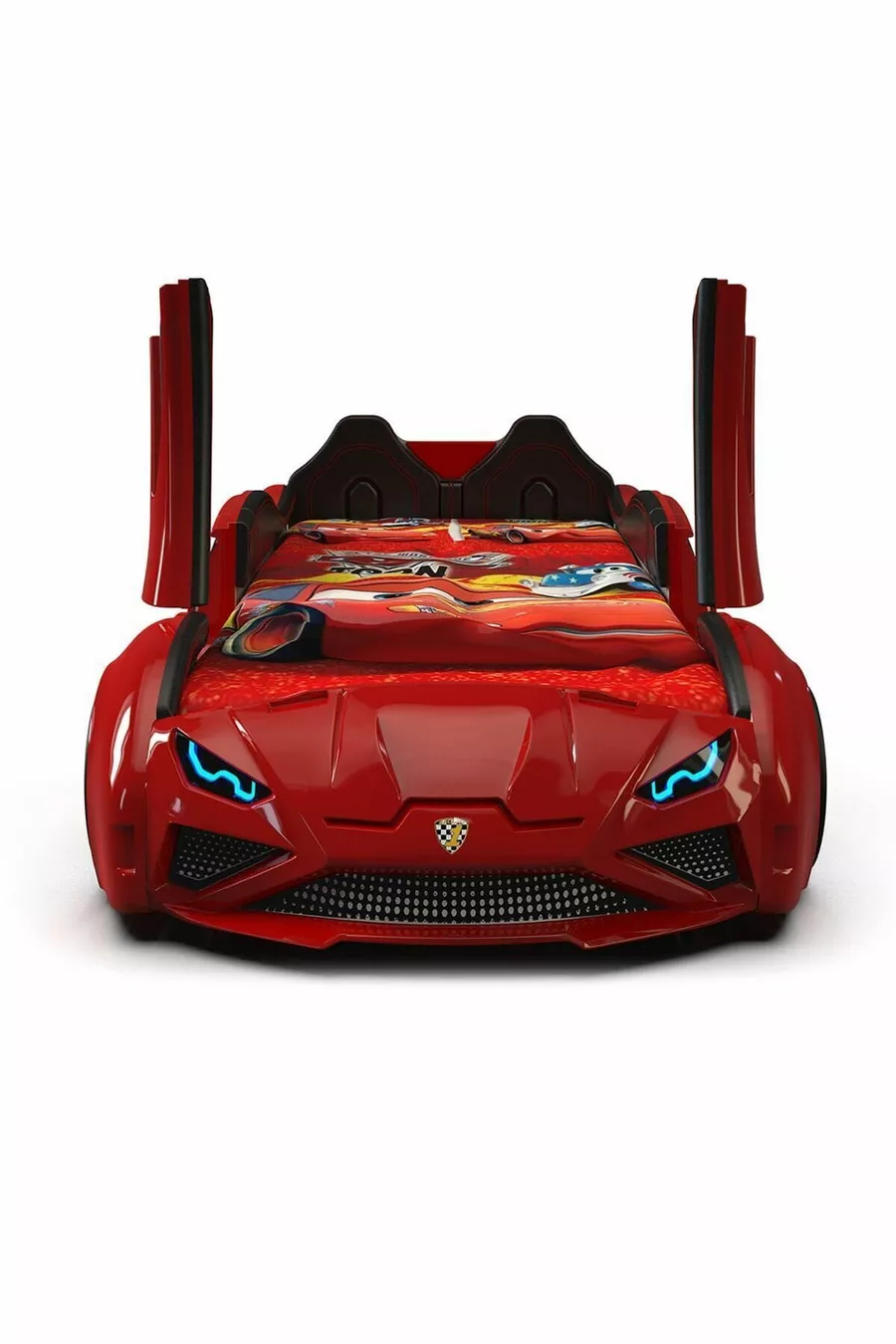 Supercarbeds - Lamborghını - Arabalı Yatak Araba Yatak - Extreme - Kapıları Yukarı Açılır - Kırmızı