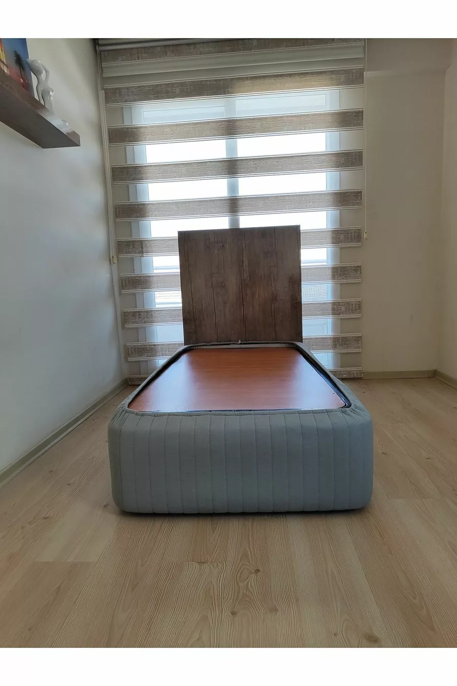Design ENKELBED Sonnen Onderstel Rand HOES & Hoofdbord Hoes SET