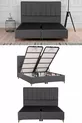Set Testata e Rete Gold Therapy con Contenitore Antracite (LETTO NON INCLUSO)