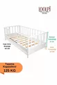 Lit pour bébé et enfant unisexe en bois naturel