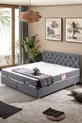 September Double Set, Double Bed Base and Headboard Set