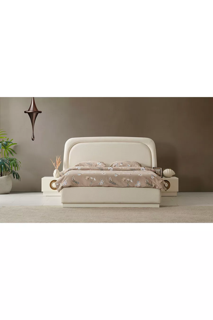 Camera da Letto Lisbona con Letto Basso - Armadio ad Angolo