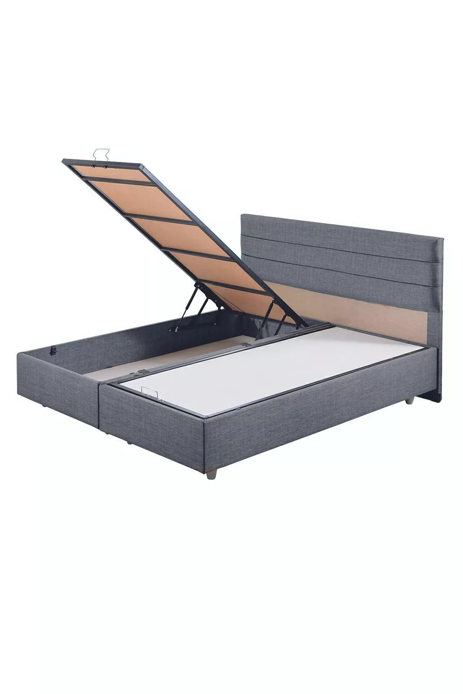 Sofia Set Letto Matrimoniale con Testiera Grigio