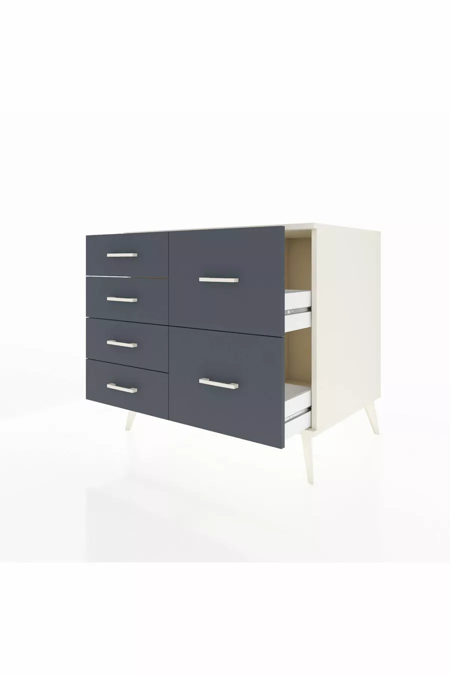 Kronos Dressoir 6 Lade Edelsteen-Edelsteen/Antraciet