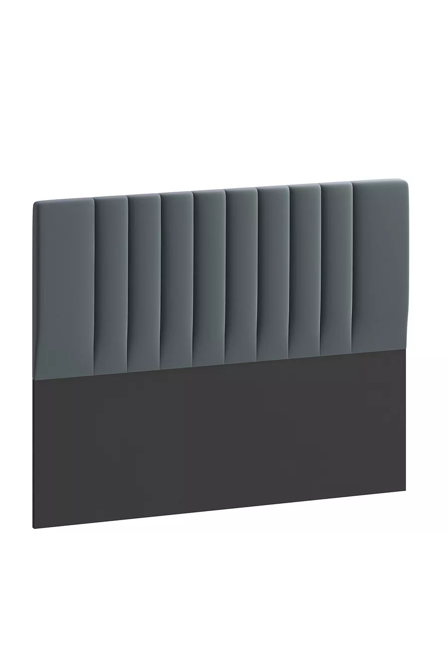 Tête de lit, tête de lit Lotus anthracite, tête de lit pour lit double avec options de taille