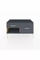 Commode Hyperion 2 tiroirs Pin-Anthracite