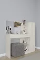 Orkide Schminktisch, mit 1 Schublade, Schrank und Spiegel