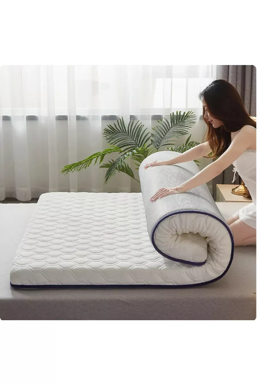Double Bed Mattress Pad Foam 7 cm