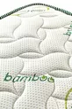 Orthopädisches Bambus-Einzelbett mit Federkernmatratze und Bambuskissen als Geschenk