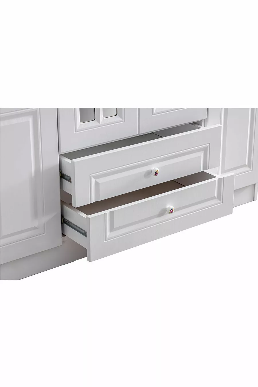 Gardırop, Country West Mdf Ön Yüzeyli 4 Kapaklı Dolap