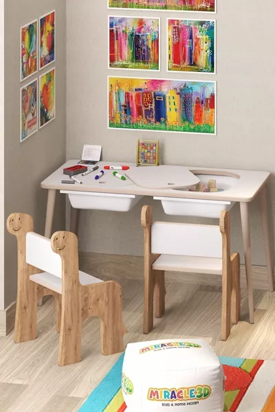 Table d'activité pour enfants, bureau de jeux
