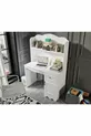 % Bureau de travail MDF Lisa Blanc (UNITÉ SUPÉRIEURE INCLUSE)