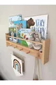 Natürlicher Holz-Montessori-Bücherregal Kinderzimmer Babyzimmer Wandregal