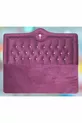 Tête de lit Alc Roi Fauve Mauve Tissu Matelassé cm Tête de lit Fait Main