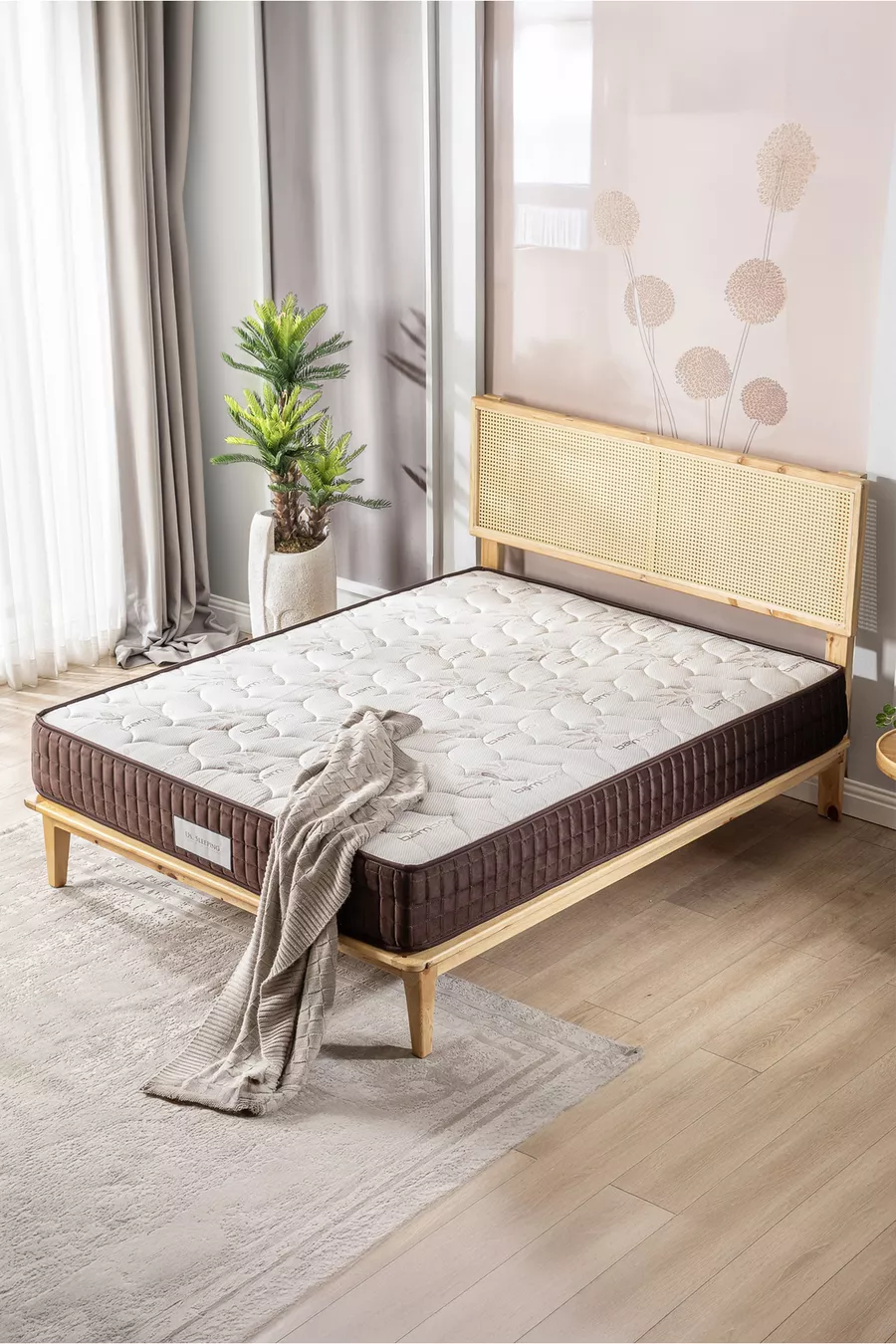 Matelas à ressorts ultra orthopédique Super Bamboo
