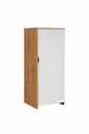 Lits superposés, Litera Ranza Armoire Bureau, Noyer clair-Blanc