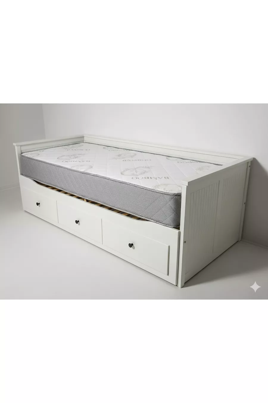 Matelas pliant orthopédique en bambou compatible avec le canapé Hemnes  Cm
