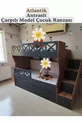 Lit superposé pour enfants modèle Atlantique Anthracite