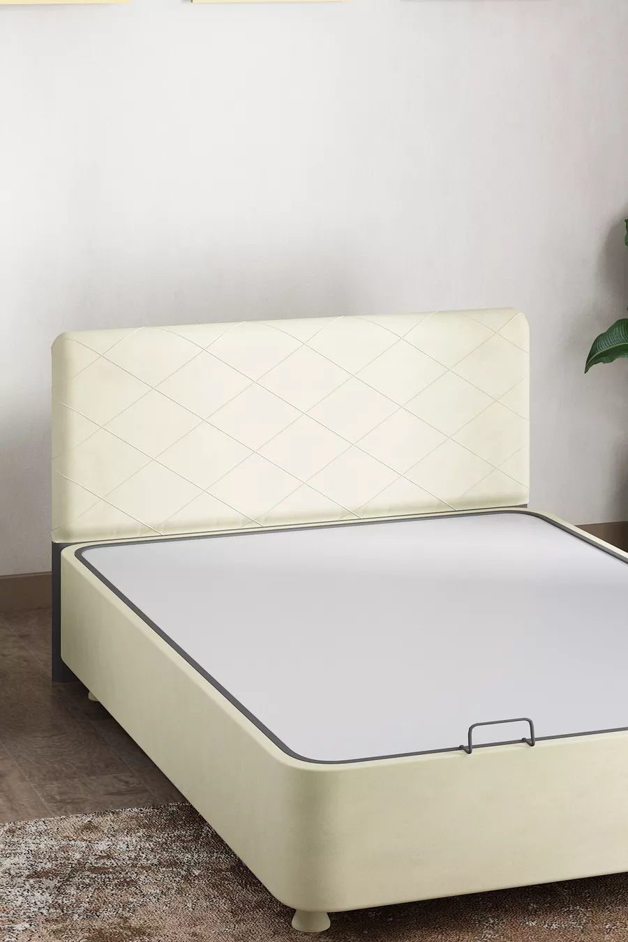 Headboard Cover, Mimosa Bed Headboard Cover Cream