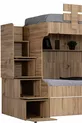 Ranza Viva Bunk Bed with 3 Comfort Mattresses