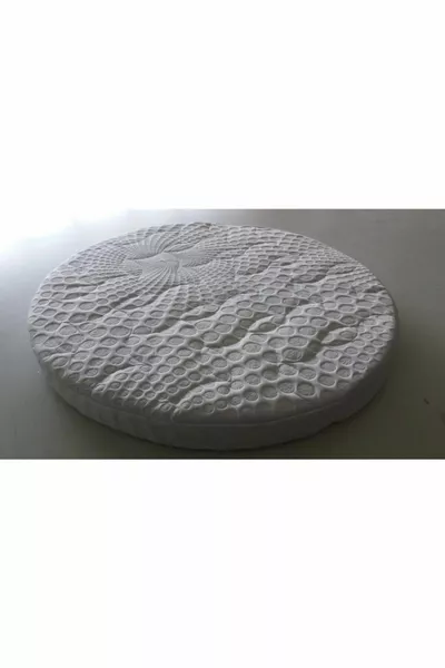 Visco Pad 5 cm Thick in R cm and R cm Diameter, Special for Round Beds