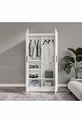 ARMOIRE BLANCHE À 2 PORTES ET 6 COMPARTIMENTS ŞİPAL