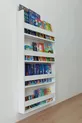 Bibliothèque Montessori & Bibliothèque pour chambre d'enfant & Bibliothèque éducative pour bébé à 4 étagères, blanche