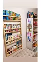 Étagère Murale Montessori Éducative en Bois pour Chambre d'Enfant, 4 Compartiments, Cm x Cm x 6 Cm