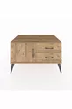 Kronos Dressoir Met Eén Plank, 2 Laden En 1 Deur, Dennen-Dennen