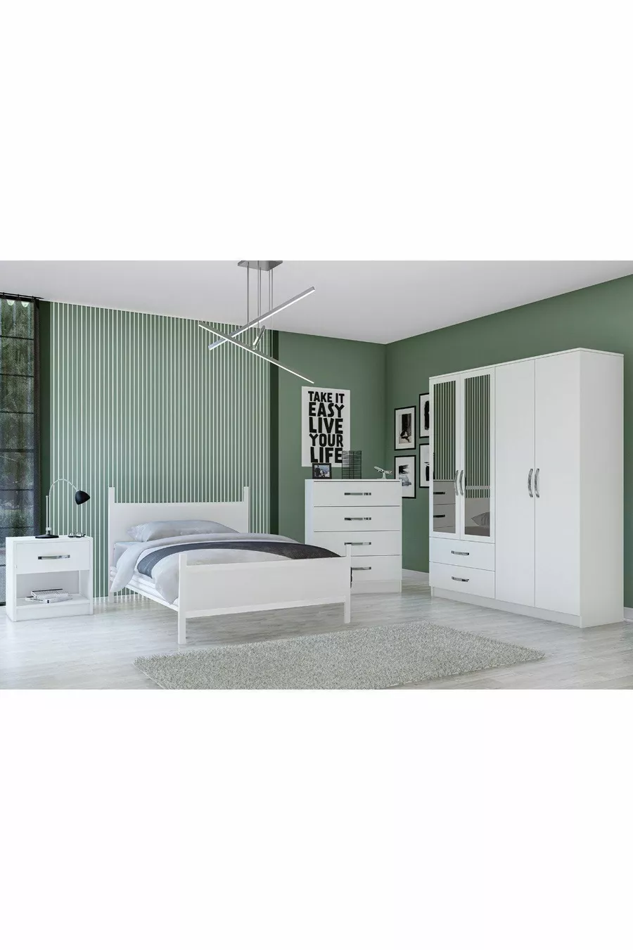 Gm Ensemble de chambre pour jeunes avec miroir Cappadoce