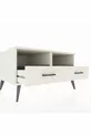 Kronos Dressoir 2 Planken 2 Lades Maassteen-Antraciet/Maassteen