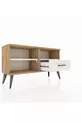 Arges Kommode mit 2 Regalen und 1 Schublade Kiefer-Marmoreffekt