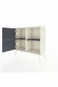 Arges Dresser 2 Shelves 2 Doors Moonstone-Anthracite