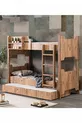 MDF Profiel Stapelbed, Avrasya Afneembaar Stapelbed met 2 Comfortbedden