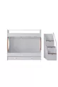 Lit superposé, chambre d'enfant Vita Bohem avec lit superposé blanc en nid + armoire à quatre portes