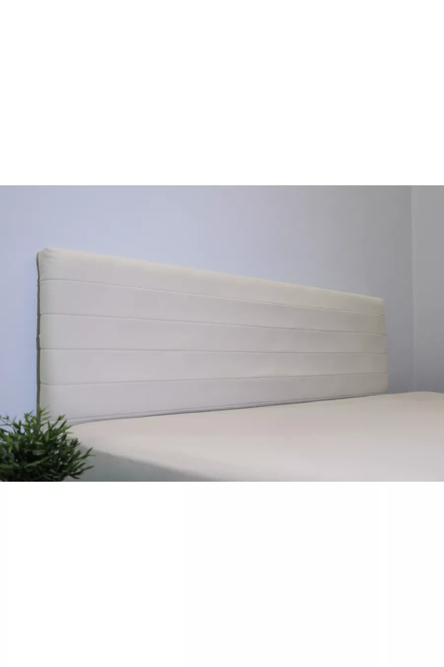Housse de Tête de Lit pour Lit - Tissu Matelassé en Poil de Poney (Options de Taille)