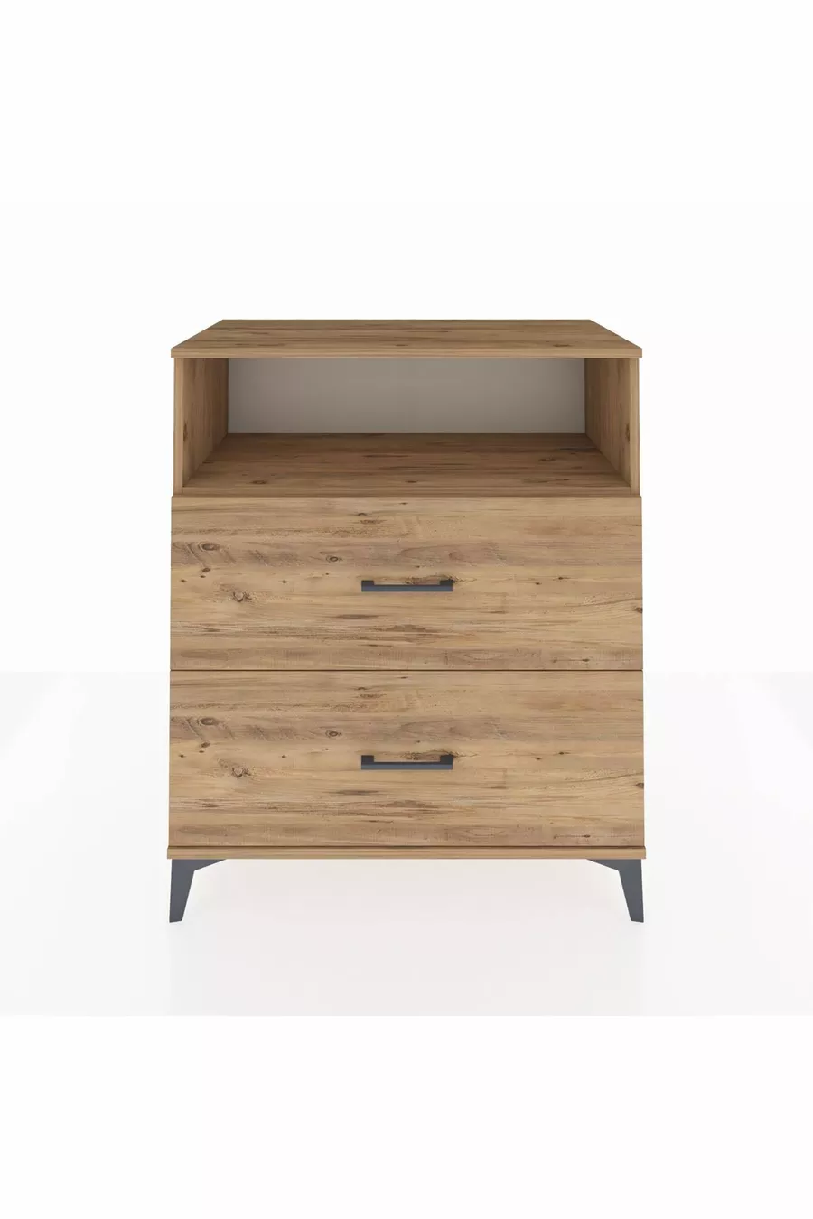 Hyperion Dresser Single Shelf 2-Drawer Pine-Pine