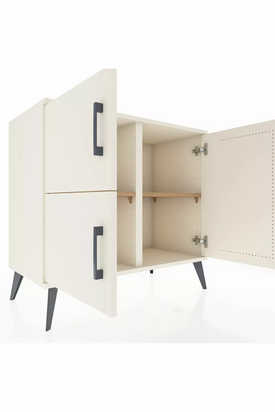 Hyperion Dressoir 2 Planken 3 Deuren Maansteen-Maansteen/Den