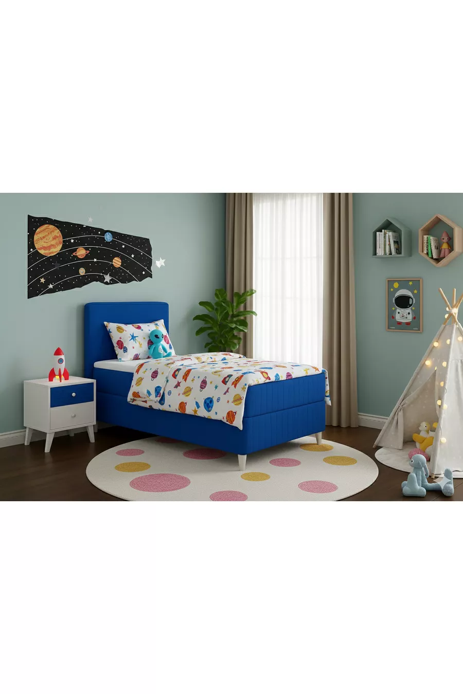 Housse de tête de lit pour lit simple en tissu élastique de qualité