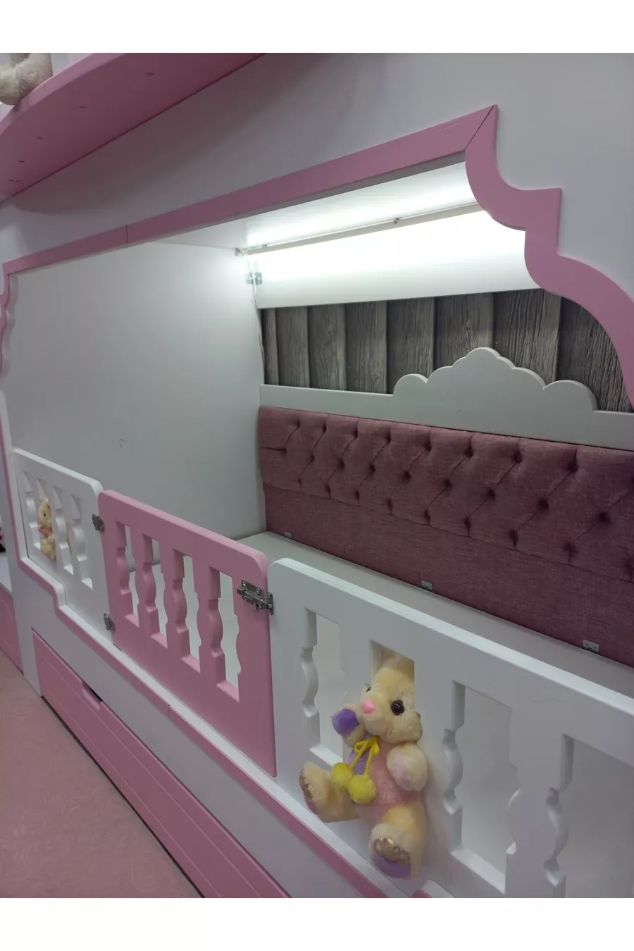 Princess Bunk Bed with Balcony