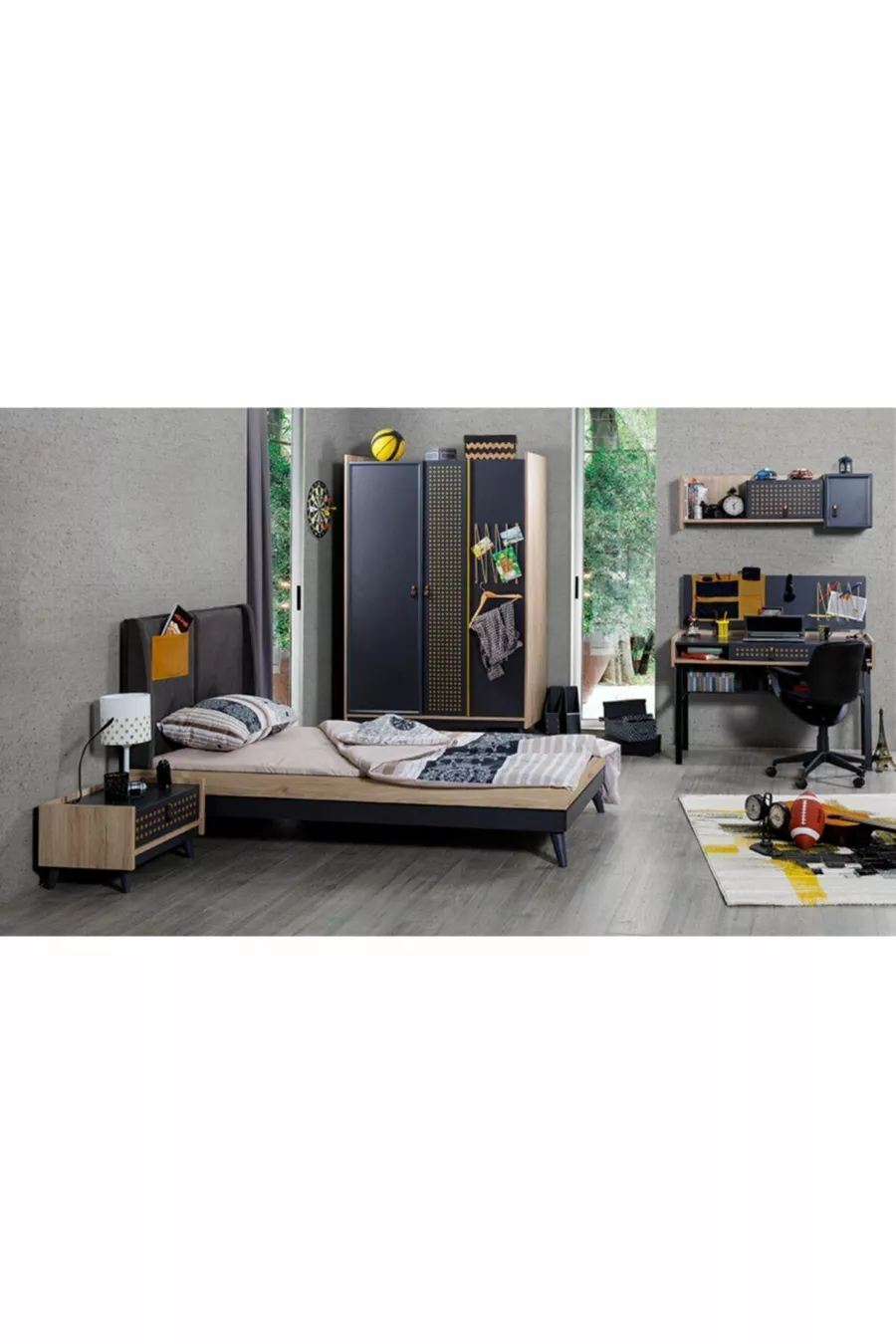 Chambre d'adolescent tendance