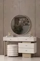 Commode à miroir Silvar avec pouf